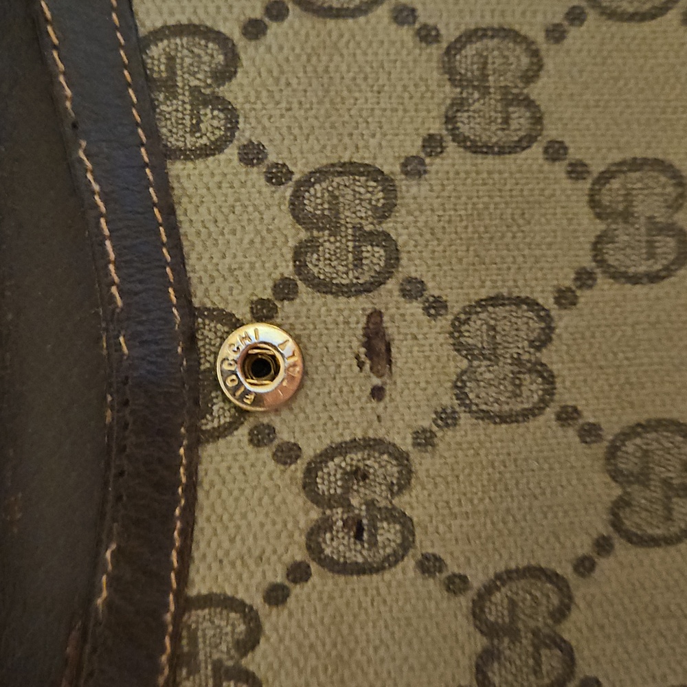 Rare Vintage Monogram Gucci Wallet Authentic - Picture 12 of 12